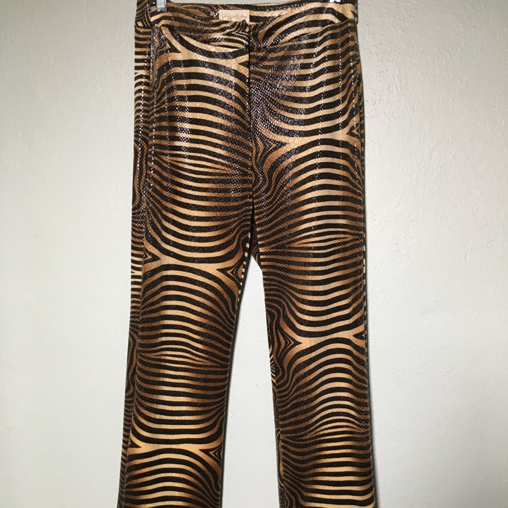Animal print pants